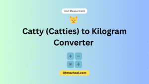 Catty (Catties) to Kilogram Converter